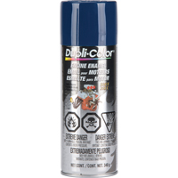 Peinture &agrave; &eacute;mail avec c&eacute;ramique pour moteur, Bleu Ford, Brillant, 12 oz, Canette a&eacute;rosol We Share Industrial Supply