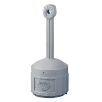 Smokers Cease-Fire&reg; Cigarette Butt Receptacle, Free-Standing, Plastic, 4 US gal. Capacity, 38-1/2" Height We Share Industrial Supply
