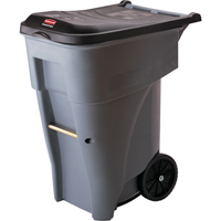 Brute&reg; Roll Out Containers, Polyethylene, 65 US gal. We Share Industrial Supply