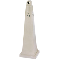 Groundskeeper Cigarette Waste Collectors, Free-Standing, Plastic, 1 US gal. Capacity, 39-3/4" Height We Share Industrial Supply
