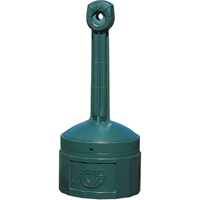 Smokers Cease-Fire&reg; Cigarette Butt Receptacle, Free-Standing, Plastic, 1 US gal. Capacity, 30" Height We Share Industrial Supply