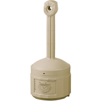Smokers Cease-Fire&reg; Cigarette Butt Receptacle, Free-Standing, Plastic, 1 US gal. Capacity, 30" Height We Share Industrial Supply