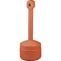 Smokers Cease-Fire&reg; Cigarette Butt Receptacle, Free-Standing, Plastic, 1 US gal. Capacity, 30" Height We Share Industrial Supply