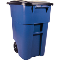Contenants roulants Brute, Bord de rue, Plastique, 50 gal. US We Share Industrial Supply