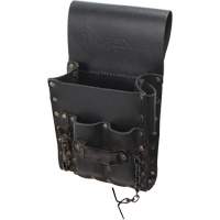 Poche pour ceinture porte-outils, Porte-outil multiple, Cuir, 5 Poches We Share Industrial Supply
