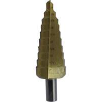 JET-KUT&reg; Super Premium M35 Step Drill, 3/16" - 1/2" , 1/16" Increments, High Speed Steel We Share Industrial Supply
