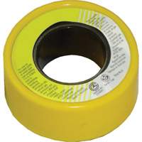 PFTE Gas Thread Sealant Tape, 236" L x 1/2" W, Yellow We Share Industrial Supply
