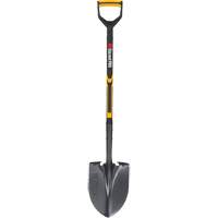 Pelle ronde Pro, Lame Acier durci, Fibre de verre, Manche Prise en D We Share Industrial Supply