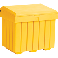 Conteneur d'entreposage &eacute;conomique pour sel/sable, 32" x 23" x 27-1/2", 10 pi³, Jaune We Share Industrial Supply