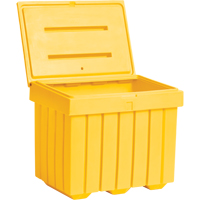 Conteneur d'entreposage &eacute;conomique pour sel/sable, 32" x 23" x 27-1/2", 10 pi³, Jaune We Share Industrial Supply