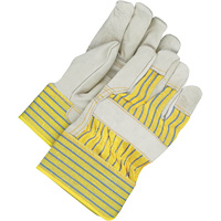 Fitters Gloves with Patch Palm, One Size, Grain Cowhide Palm, Fleece Inner Lining We Share Industrial Supply