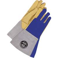 Gants de soudage &agrave; l'arc TIG et MIG, Cuir fleur de daim, Taille Grand We Share Industrial Supply