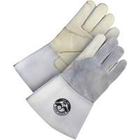 Gants de soudage en cuir fleur utilitaire Gander Brand, Cuir fleur de vache, Taille Grand We Share Industrial Supply