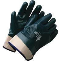 Deny Coated Gloves with Safety Cuffs, One Size, Nitrile Coating, Cotton Shell We Share Industrial Supply