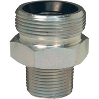 Boss Ground Joint Spud, Iron, 2", Male NPT We Share Industrial Supply