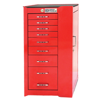 Armoire mobile de s&eacute;rie PRO+, 8 tiroirs, 19" la x 19" p x 36-1/2" h, Rouge We Share Industrial Supply