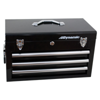 Coffre avec tiroirs pour outils manuels, 10" P x 20" la x 12" h, Noir We Share Industrial Supply