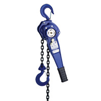 Lever Hoist with 3' Chain, 3' Lift, 500 lbs. (0.25 tons) Capacity We Share Industrial Supply