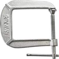 Light-Duty C-Clamp, 3" (76 mm) Capacity, 4-1/2" (114 mm) Throat Depth We Share Industrial Supply
