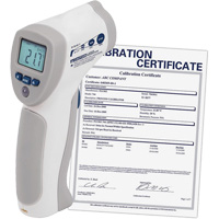 Thermom&egrave;tre &agrave; infrarouge alimentaire avec certificat de calibration, -4°- 392° F ( -20° - 200° C )/-58°- 4° F ( -50° - -20° C ), 8:1, &eacute;missivit&eacute; Fixe We Share Industrial Supply