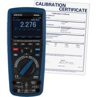 Multim&egrave;tre industriel num&eacute;rique v. e. v. avec certificat de calibration, Tension c.a./c.c., Courant c.a./c.c. We Share Industrial Supply