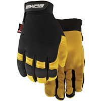 Flextime Water Resistant Gloves, Grain Goatskin Palm, Size Large We Share Industrial Supply