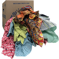 Chiffons d'essuyage, M&eacute;lange de couleurs, 10 lb We Share Industrial Supply