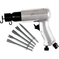 Marteau pneumatique avec jeu de burins, 3 pi³/min, 1/4" NPT, 3500 coups/min, 11/16" x 2-5/8" (17,46 mm x 66,68 mm) We Share Industrial Supply
