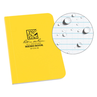 Livre m&eacute;mo, Couverture souple, Jaune, 112 Pages, 3-1/2" , 5"  We Share Industrial Supply