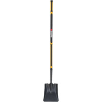 Pelle carr&eacute;e Pro, Fibre de verre, Lame Acier durci, Manche en Droit, Longueur 48" We Share Industrial Supply