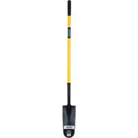 Pelle &agrave; drain, Acier durci, Lame 14" x 6", 46" lo, Manche Droit We Share Industrial Supply