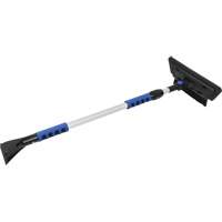Snow Brush, Telescopic, EVA Foam Blade, 48" Long, Black/Blue We Share Industrial Supply