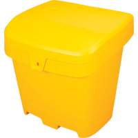 Salt & Sand Storage Bins, With Hasp, 21" x 27" x 26", 4.24 cu. ft., Yellow We Share Industrial Supply