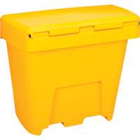 Salt & Sand Storage Bins, With Hasp, 21" x 27" x 26", 4.24 cu. ft., Yellow We Share Industrial Supply