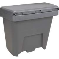 Salt & Sand Storage Bins, With Hasp, 21" x 27" x 26", 4.24 cu. ft., Grey We Share Industrial Supply