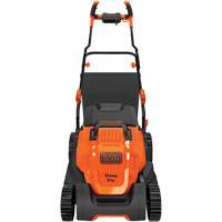Lawn Mower with Comfort Grip Handle, Push Walk-Behind, Electric, 17" Cutting Width We Share Industrial Supply