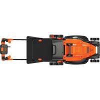Lawn Mower with Comfort Grip Handle, Push Walk-Behind, Electric, 17" Cutting Width We Share Industrial Supply