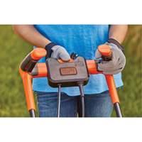 Lawn Mower with Comfort Grip Handle, Push Walk-Behind, Electric, 17" Cutting Width We Share Industrial Supply