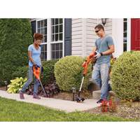 Max* String Trimmer/Edger & Hard Surface Sweeper Combo Kit, 10", Battery Powered, 20 V We Share Industrial Supply