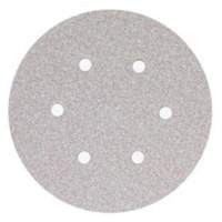 Disques avec aspiration en papier autoagrippants, dia 6", Grain 280, Oxyde d'aluminium, Poids B We Share Industrial Supply