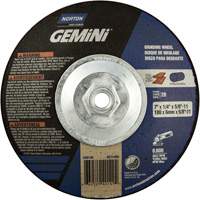 Meule soucoupes Gemini, 7" x 1/4", Arbre 5/8"-11, Oxyde d'aluminium, Type 28 We Share Industrial Supply