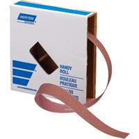 Rouleau de toile abrasive, Oxyde d'aluminium, 1" la x 150' lo, Grain 180 We Share Industrial Supply