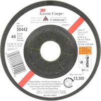 Meule flexible Green Corps, 4-1/2" x 1/8", Arbre 7/8", C&eacute;ramique, Type 27 We Share Industrial Supply