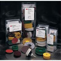 Scotch-Brite Roloc Bristle Disc Kit, Ceramic, 50, 80, 120 Grit, 2" Dia. We Share Industrial Supply