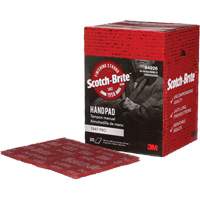Scotch-Brite 7447 Hand Pads, Aluminum Oxide, 9" x 6", Very Fine Grit We Share Industrial Supply