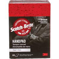 Scotch-Brite 7447 Hand Pads, Aluminum Oxide, 9" x 6", Very Fine Grit We Share Industrial Supply
