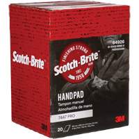 Scotch-Brite 7447 Hand Pads, Aluminum Oxide, 9" x 6", Very Fine Grit We Share Industrial Supply