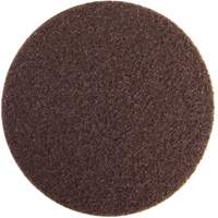 Disque non tiss&eacute; autoagrippant, 4" dia., Grain Cors&eacute;, Oxyde d'aluminium We Share Industrial Supply