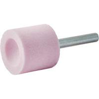 Meule mont&eacute;e vitrifi&eacute;e, A38, Oxyde d'aluminium, 1" dia., 1" lo, 80 Grain We Share Industrial Supply