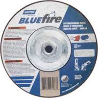 Disque de meulage et tronçonnage BlueFire, 7" x 1/8", Arbre de 5/8"-11, Type 27, Alumine de zirconium We Share Industrial Supply